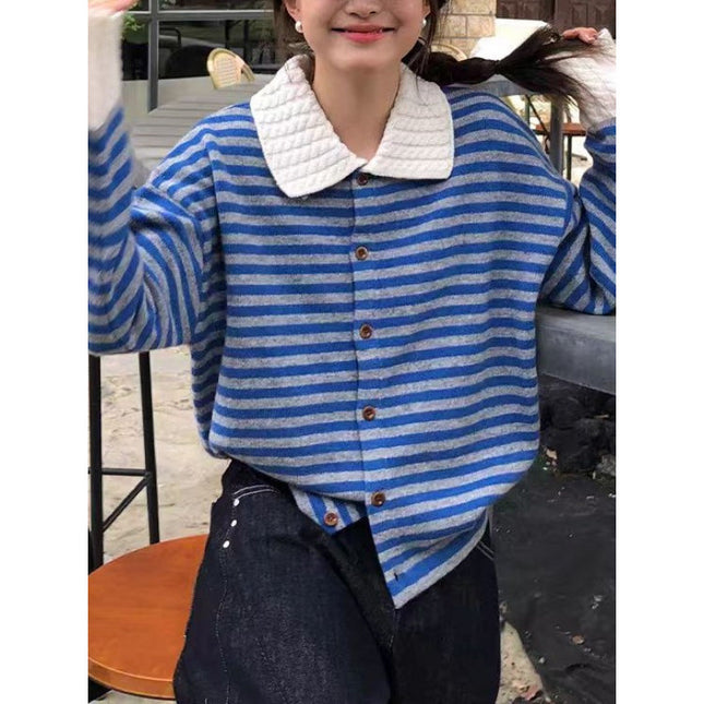 Long Sleeve Knitted Sweater Petite Top Tide