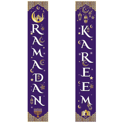 Festival Party Supplies Photo Decorative Fabric Couplet Banner