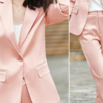 Fashion Women's Solid Color Casual Temperament Suits