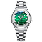Women's Green Steel Belt