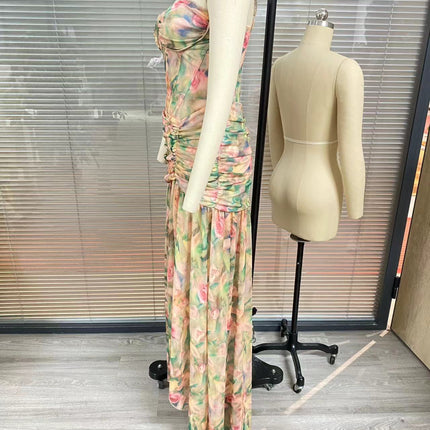 Hot Girl Print Holiday Casual Dress