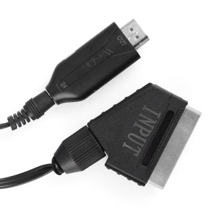 SCART To HDMI Converter Cable SCART - HDMI - OLD DVD TO HD TV -Video Adapter