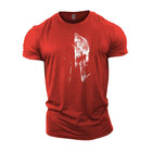 Europe And America Cross Border Helmet Series Men's Fashion Cotton Printed T-shirt