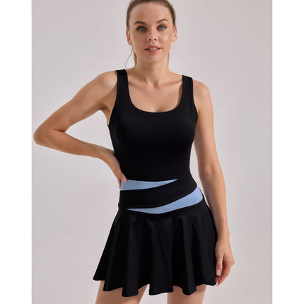 High-elasticity Summer New Dress, Nude Sensation, Anti-exposure Sports Dress