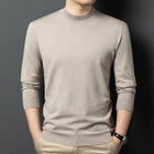Round Neck Wool T Men's Sweater Skin-friendly