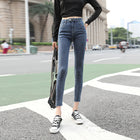 Nine-point Pencil Pants Ins Net Red All-match Skinny Jeans Women