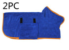 Absorbent Pet Bathrobe With Waist-wrapped Microfiber