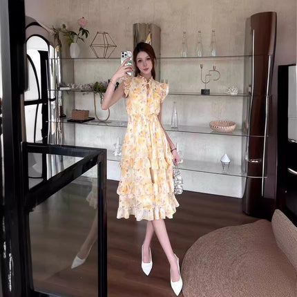 Women's Floral Jumpsuit Skirt