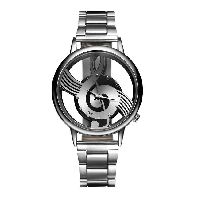 Korean Style Personality Hollow Out Music Watch