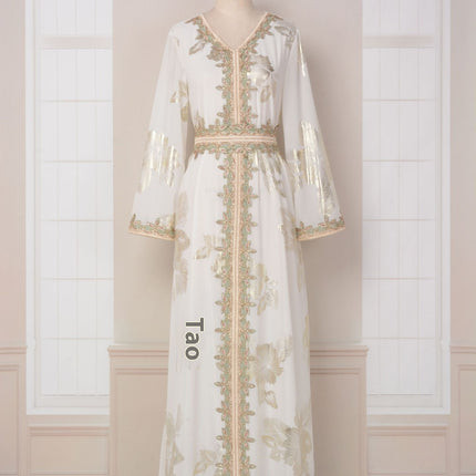 Bronzing Muslim Dubai Tourist Dress