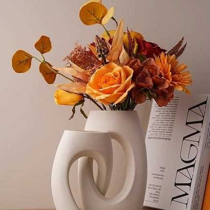 Creative Ceramic Vase Abstract Art Decoration Living Room Dining Table Shaped Vase Home Decoration