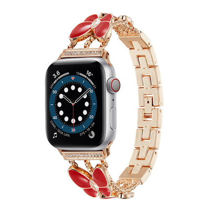 Suitable For Resin Diamond Butterfly Watch Band