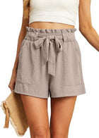 Women's Short Belt Pocket Summer Casual
