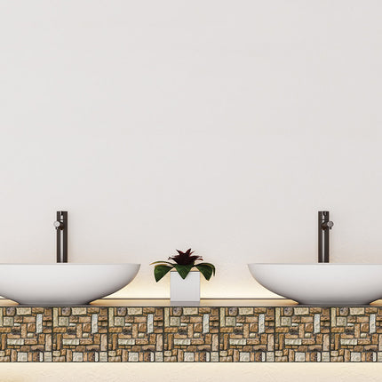 Self-adhesive Wallpaper Masonry Rock Texture 3d Wallpaper