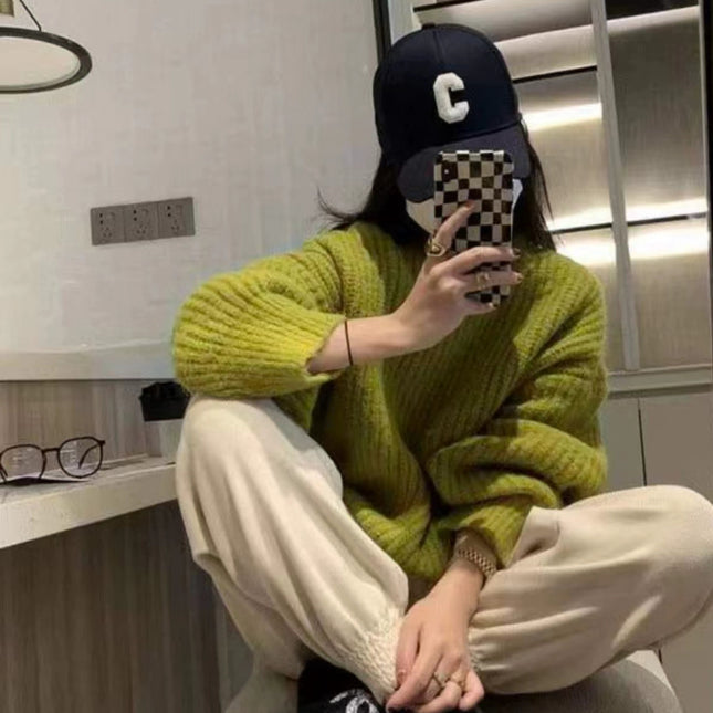 Retro Korean Style Loose-fitting Coat Top