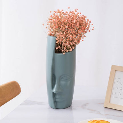Plastic Imitation Enamel Vase Modern Simple Abstract TV Cabinet Decorations