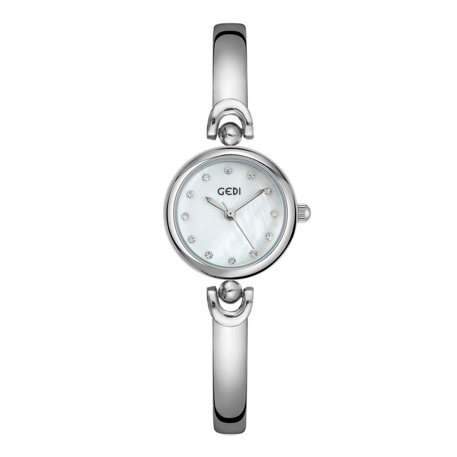 Simple Design Small Exquisite Round Dial Bangle Watch Quartz Watch