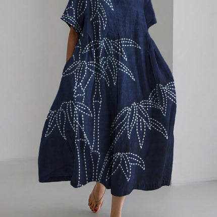 Fashion 3D Printing Plus Size Dress Women