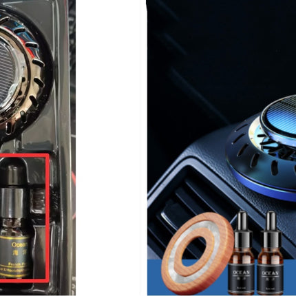 Solar Rotating Car Perfume Creative Car Interior