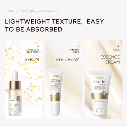 Snail Brightening Skin Care Set 3-piece Set