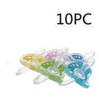 Nude Flat Head Green / 10PCS
