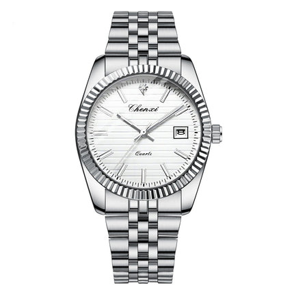 Business Calendar Luminous Waterproof Quartz Watch