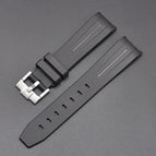 Black silver buckle