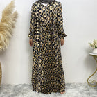 Women's Fashion Simple Solid Color Muslim Cardigan