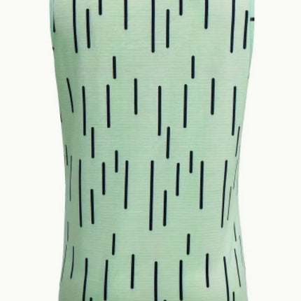 Women's Sleeveless V-Neck Tank Top With Geometric Print