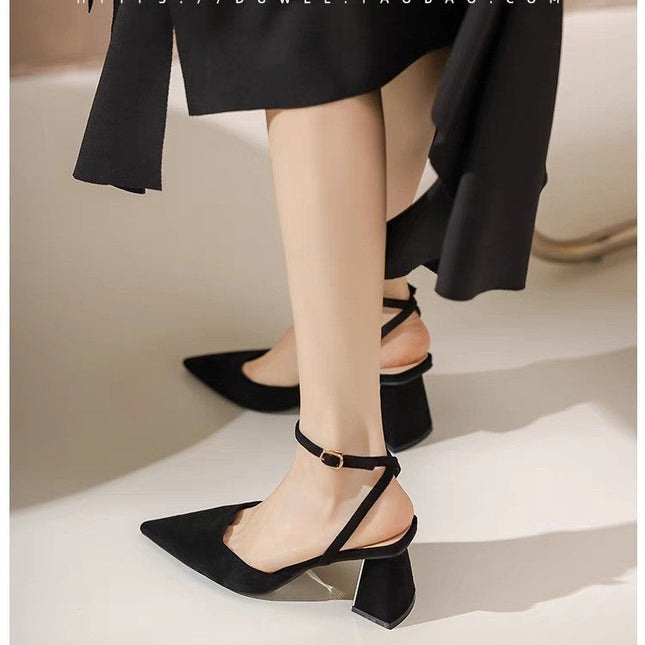 French Style Closed Toe Sandals For Women