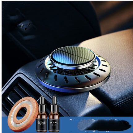 Solar Rotating Car Perfume Creative Car Interior