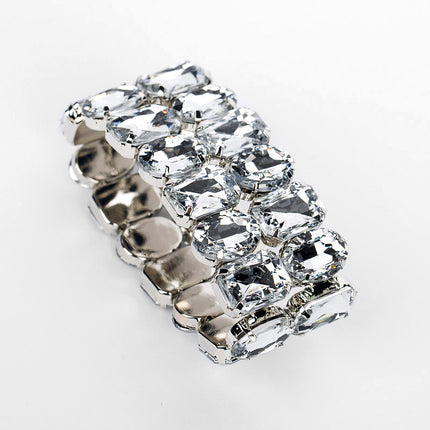 Classic Personality All-match Fashion Bracelet Luxury Big Rhinestone