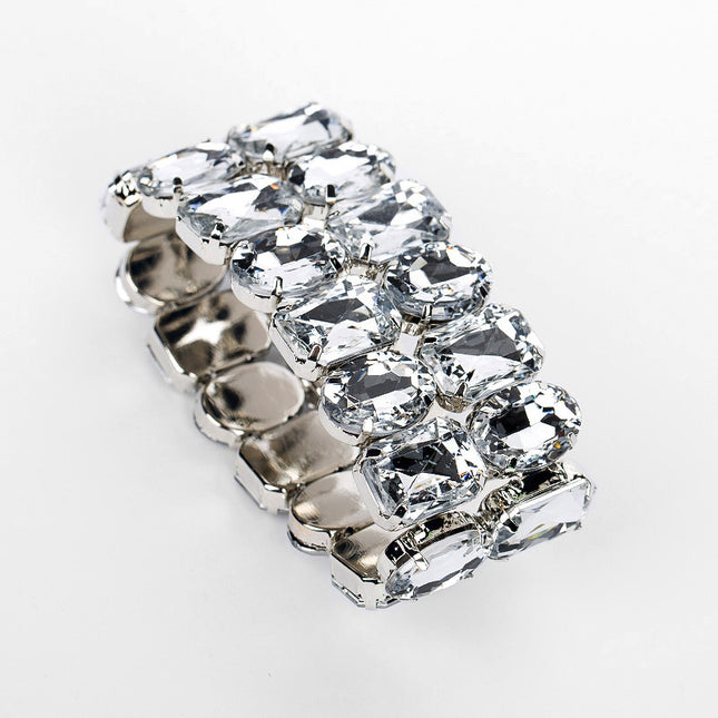 Classic Personality All-match Fashion Bracelet Luxury Big Rhinestone