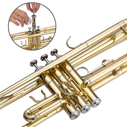 B-flat Brass, Trumpet, With 7C Mouthpiece, Suitable For Standard Students Or Beginners-Selling On Amazon Is Prohibited