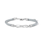 Womens gray rope white gold