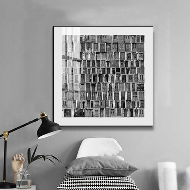Art Canvas Wall Poster Allah Color Black White Decor Picture