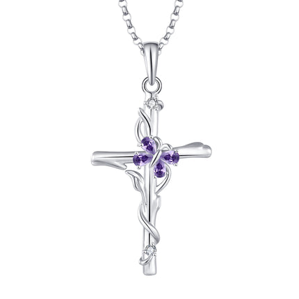 Cross Necklace Sterling Silver
