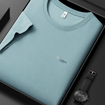 5A Antibacterial ICE Cotton Skin-friendly Breathable Round Neck T-shirt