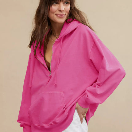 Zipper Pocket Long Sleeve Fashion Tops Women