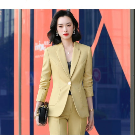Spring And Autumn Fashion Temperament Commuter Women's Suits
