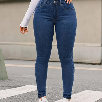 Skinny Stretch Feet Pants Jeans