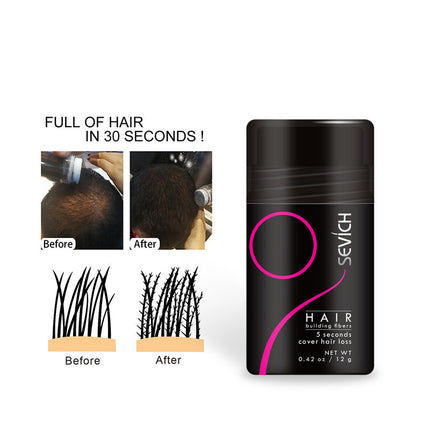 Disposable Hair Replacement Fiber Powder Bottles