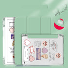 Compatible with Apple, Suitable For Apple IPad Case 6 With Pen Slot IPad8 Case