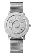 Fashion Sports Quartz Watch Blue Steel Timepiece