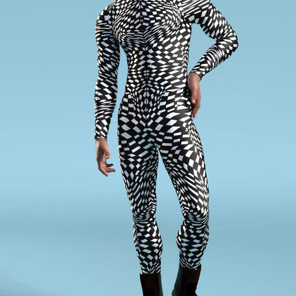 Halloween Tights 3D Digital Printing Cosplay One-piece Play Costume