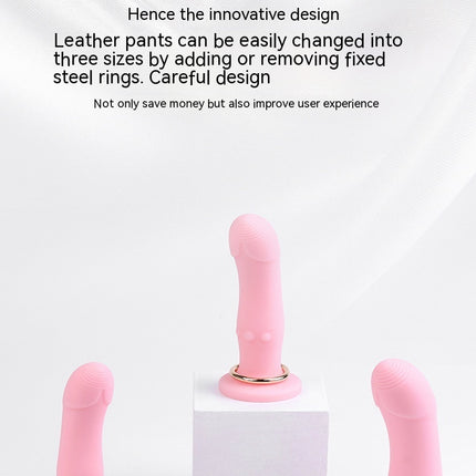Wearable Simulation Itching Super Cool Love Women Dildo Leather