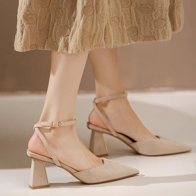 French Style Closed Toe Sandals For Women