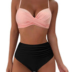 SY3404 Pink Black Trousers