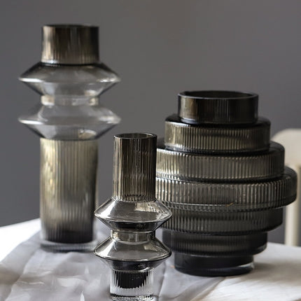 Gear Glass Vase Home Decoration