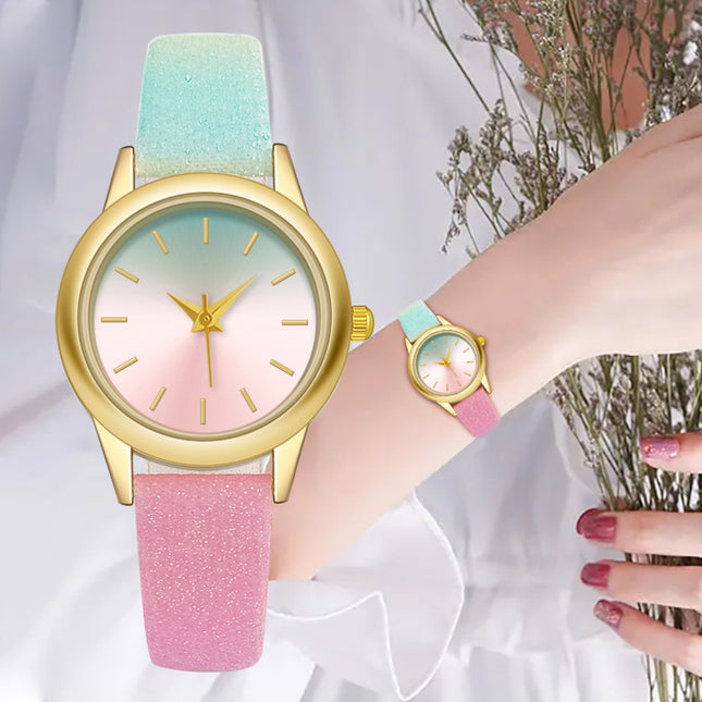 Fashion Casual Simple And Fresh Belt Watch